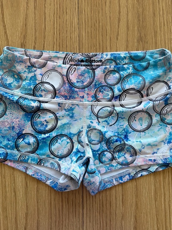 Wodbottom Pants - Blue Bubble Print Wodbottom shorts